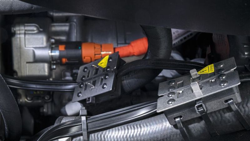 Die Kontaktplatten werden so angeordnet, dass der Marder sie berühren muss. Besonders wichtig ist der Schutz der empfindlichen Kühlerschläuche und Kabel. (Bild:  Blendwerk Freiburg)