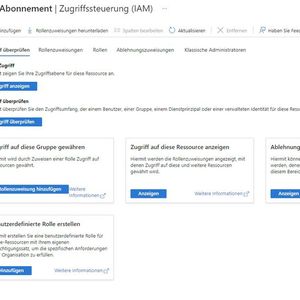Das Rechtemodell in Azure sollte mit Bedacht konfiguriert werden, da Benutzer ansonsten zu viele Rechte erhalten.(Bild:  Joos)