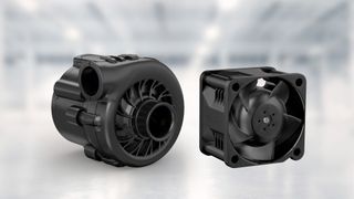 Medizintechnische Anwendungen sind in vielen Bereichen auf Luftbewegung angewiesen. Leise und zuverlässige Ventilatorlösungen tragen dazu bei, kritische Systeme sicher und dauerhaft zu betreiben (Beispiele RVE45 links, Axi Force rechts). (Bild: Ebm-Papst)