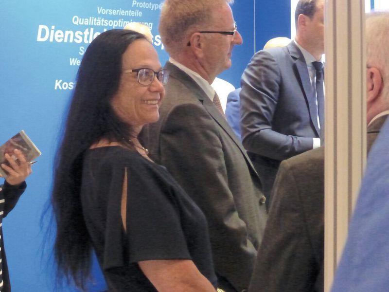 Imperssionen vom Messerundgang der Stanztec 2018 in Pforzheim. (Vogel/Finus)