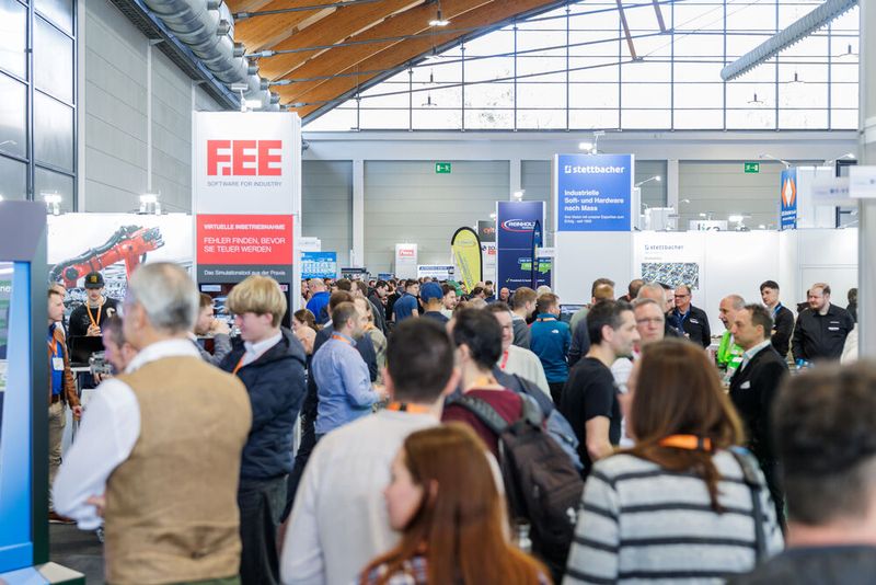 Die all about automation in Friedrichshafen wächst: Sowohl bei der Besucherzahl als auch bei der Anzahl der Aussteller hat die Automationsplattform am Bodensee um mehr als 20 Prozent zugelegt. (Bild: Easyfairs)