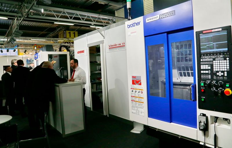 Ein Messe-Highlight von Newemag: die Speedios von Brother.  (Anne Richter, SMM)