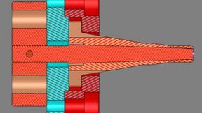 Konstruktionszeichnung 3-mm-Faltkern Seitenansicht (Bild: Leonhardt)