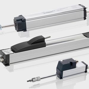 Lineare potentiometrische Wegsensoren messen die Einsinktiefe.(Bild:  Novotechnik)