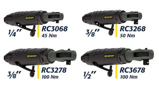 Die vier neuen Modelle sind jeweils mit unterschiedlichen Lösemomenten und Antrieben verfügbar. (Bild: Rodcraft)