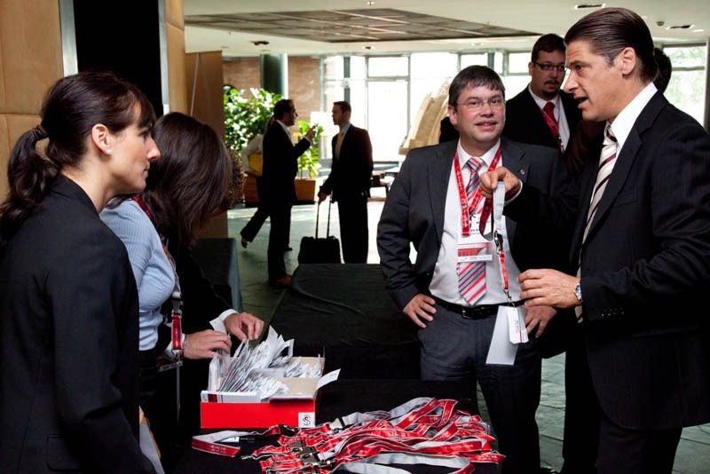 Freundlicher Empfang am Eingang zur Inspire Storage (Archiv: Vogel Business Media)