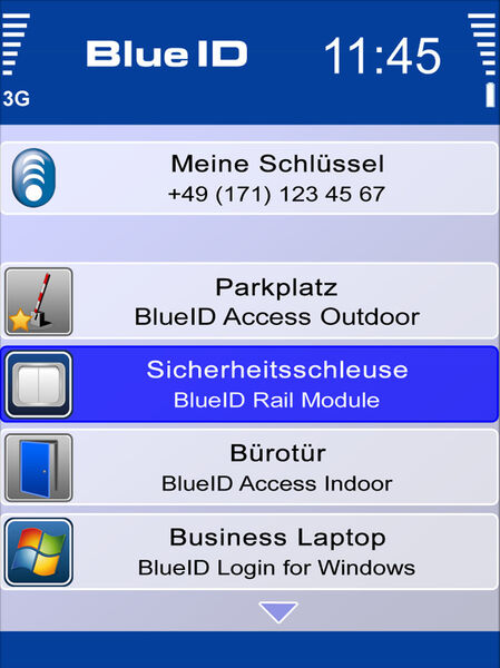 Das BlueID-System erlaubt über ein Smartphone nicht nur das Öffnen von Schranken und Türen, sondern auch das Entsperren von Laptops und PCs. (Archiv: Vogel Business Media)