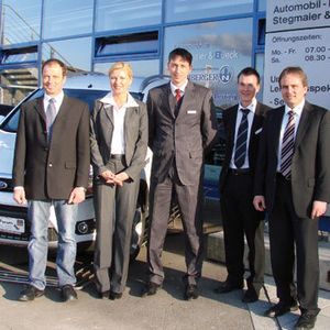 Das Team des Crailsheimer Automobilforums (v. li.): Thomas Stegmaier, Sandra Stegmaier, Thomas Mader, Mike Eichberg, Jürgen Büeck.