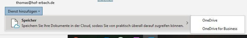 Hinzufügen weiterer Speicherdienste zu Microsoft Office. (Joos/Microsoft (Screenshot))