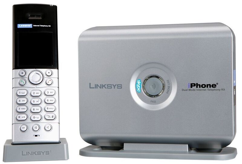 Skypen ohne PC ermöglicht das iPhone CIT 400 von Linksys. (Archiv: Vogel Business Media)