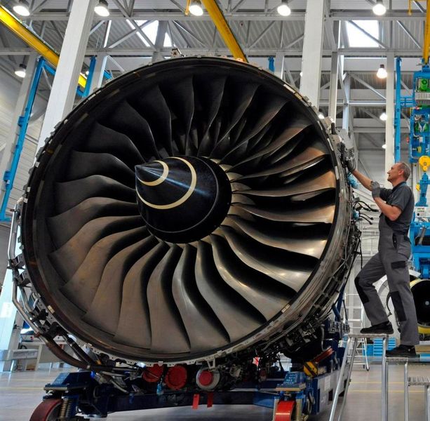 Turbinen-Laufrad eines Airbus-Triebwerkes. (Airbus)