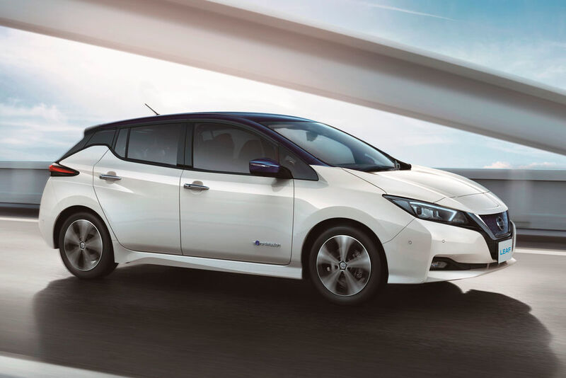 Die Reichweite des Elektroautos beträgt in der Theorie knapp 400 Kilometer.  (Nissan)