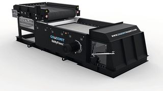 Neu ist eine schwarze Ausführung des Eddy Fines 38HI Eddy-Current-Abscheiders: Dieser entfernt NE-Fraktionen ab 0,5 mm aus u.a. Verbrennungsschlackenströmen.  (Bild: Goudsmit)