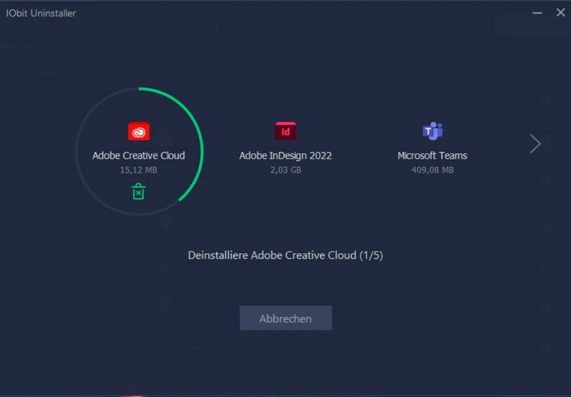 Abbildung 5: Mithilfe von „Iobit Uninstaller“ lassen sich Programme deinstallieren. (Thomas Joos)