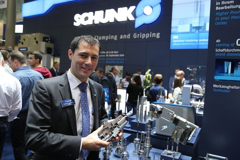 Schunk auf der AMB 2014: (Bild: Böhm)