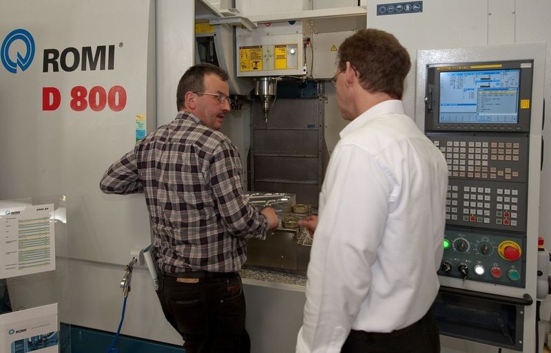Die Romi-D-Baureihe mit Siemens 828er-Steuerung steht für sehr robuste Bearbeitungszentren. (Archiv: Vogel Business Media)