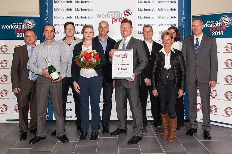 Das Autohaus Much aus Bad Tölz, ein Spezialbetrieb für gebrauchte Taxis, belegte beim Deutschen Werkstattpreis 2014 den sechsten Platz. (Foto: Stefan Bausewein)