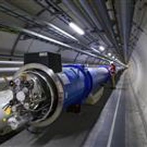 Der LHC-Tunnel. 