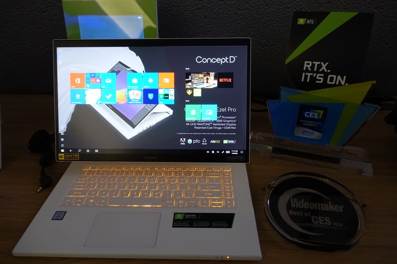 Bei dem ACER Concept D7 Spin Pro hat mich das Mousepad sehr begeistert: schnell und präzis! (Bild: IT-BUSINESS)