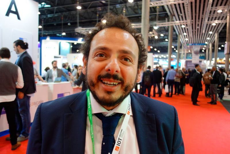 Auch Vertreter des Maschinenbaus waren unterwegs wie z.B. Gaetano Ciaravella vom Antriebstechnik-Spezialisten Bonfiglioli. (M. Dalke)