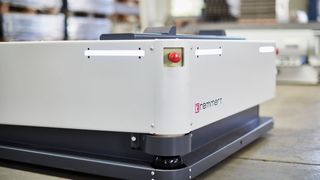 Dieses fahrerlose Transportfahrzeug (FTF) von Remmert konnte die Expertenjury des iF Design Award durch seine innovativen Funktionen und das benutzerfreundliche Design überzeugen. (Remmert)