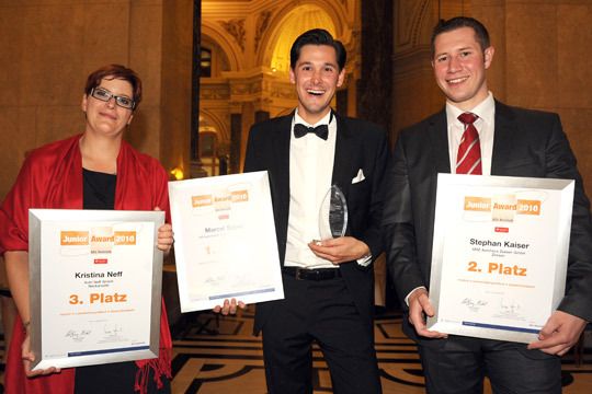 Auf diese Junioren sollte die Kfz-Branche achten: (von li.) Kristina Neff, Marcel Seyer und Stephan Kaiser. (Archiv: Vogel Business Media)