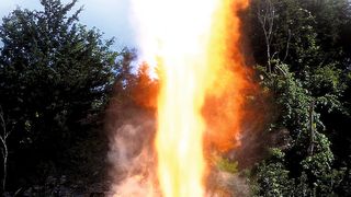 Funktionstest für eine Berstscheibe (Bild: Fike)