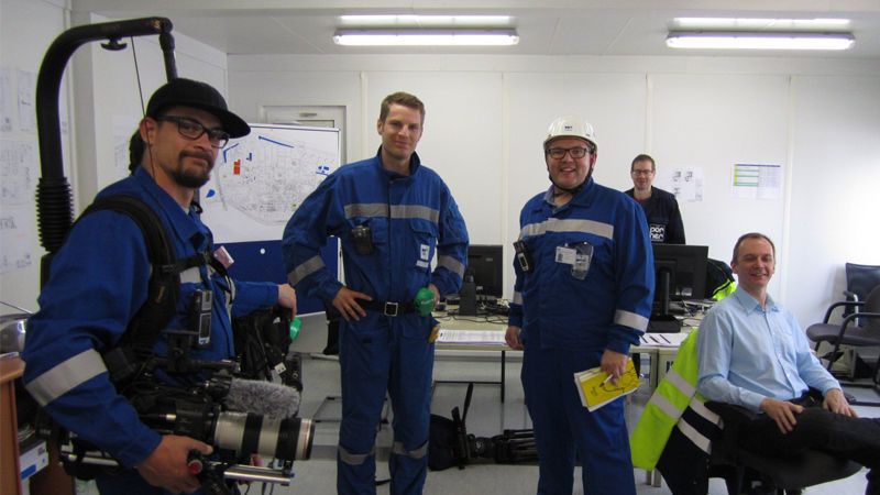 Interview of the Pörner scheduling team around Michael Schölm (rear) (Pörner Group)