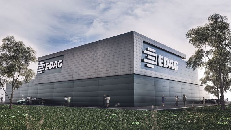 Außenansicht: EMV-Zentrum der EDAG Group (Bild: EDAG)