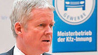 Holger Schwannecke, Generalsekretär des Zentralverbands des deutschen Handwerks, gratulierte dem ZDK zu dessen Beitrag zur deutschen Einheit. (Foto: Zietz)