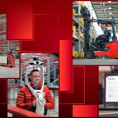 Linde-MH zeigt umfassende Automatisierungslösungen, KI-Anwendungen, digitale Systeme sowie neue Stapler und Lagertechnikgeräte. (Bild: Linde-MH)