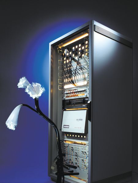 1989 startet Rittal in der EDV-Welt durch mit dem ersten Schrank für Netzwerktechnik. Die Anregung kam aus der Automobilindustrie.  (Rittal)