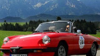 Aus dem Bilderbuch: Alfa Spider Aerodynamica bei der Oberbayerischen Meister-Classic. (Foto: Zietz)