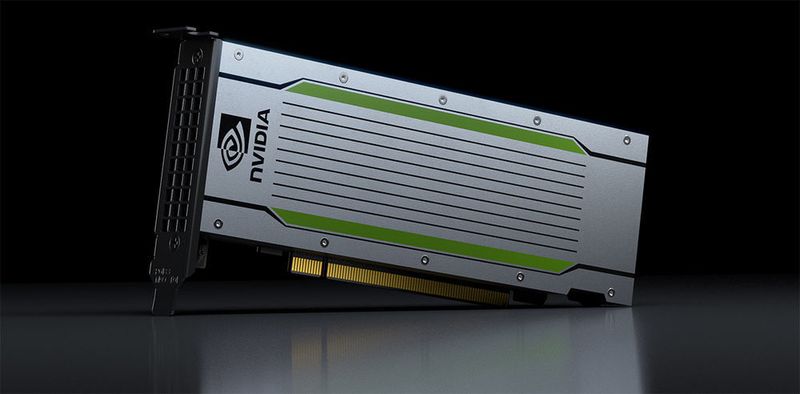 Abbildung 5: Die Grafikkarte „Tesla T4“ soll sich sowohl für Deep leraning als auch für Inferenz-Rechner eignen. Sie ist mit „Tensor Core“und mit Memory-Funktionen ausgestattet.  (Nvidia)