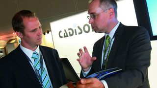 Cadison stellte auf 
den Lounges 2008 seine Engineering-Lösungen aus. Auch im nächsten Jahr ist der Softwarehersteller wieder dabei. Bild: Inspire (Archiv: Vogel Business Media)