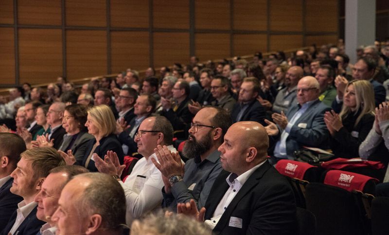 Ein Blick ins Auditorium im Rahmen des 23. Team-Logistikforums in Paderborn. (Bild: Team)