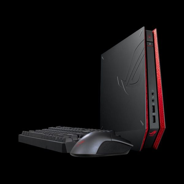 Der kleinste Gaming-Rechner aus der ROG-Serie von Asus ist der GR8 mit Intel Core i7 4510U und Nvidia Geforce GTX 750Ti. (Bild: Asus)