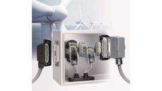 Kabeleinführungssysteme ergänzen das Produktspektrum zwischen Kabelverschraubung und Steckverbinder und sparen so Platz an der Schaltschrankwand - Stecker-Montage-Rahmen ermöglichen zudem das schnelle Einrasten von Kontakteinsätzen auf einer DIN-Schiene. (Bild: Phoenix Contact)