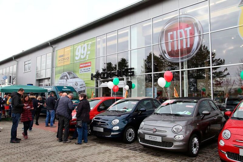 In Sachsen will das Autohaus König nur Marken der Fiat-Gruppe verkaufen. (Autohaus König)