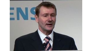 Klaus Helmrich, bisher CEO der Division Drive Technologies, übernimmt das Vorstandsressort Technology und ist seit 1. April 2011 Mitglied des Vorstands bei Siemens.  (Bild: S. Michel)