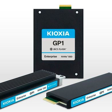 Mit der GP1-Serie kann vergleichsweise teurer High Bandwidth Memory (HBM) um eine zusätzliche Speicherschicht erweitert werden. (Bild: Kioxia)