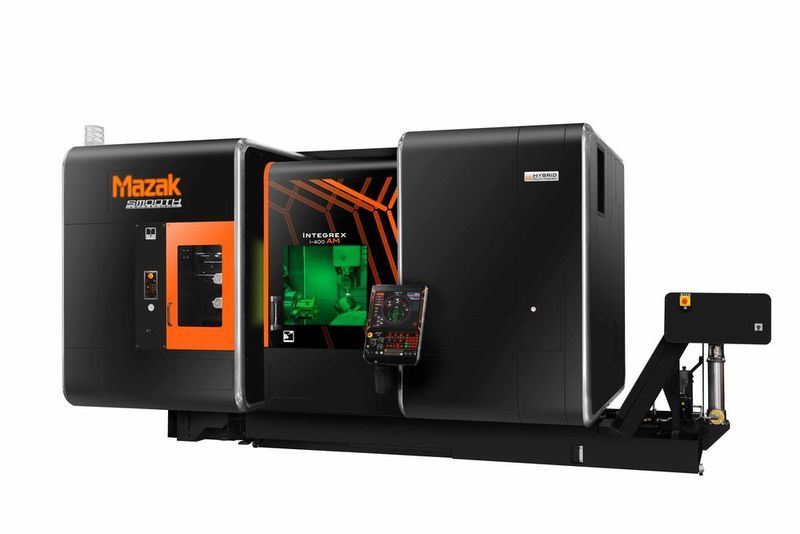 Die Integrex i-400 AM kombiniert generative Fertigung mit Multi-Funktions-Technologie. (Bild: Mazak)