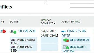 SolarWinds IP Address Manager hilft u.a. dabei, IP-Konflikte zu beseitigen. (SolarWinds)