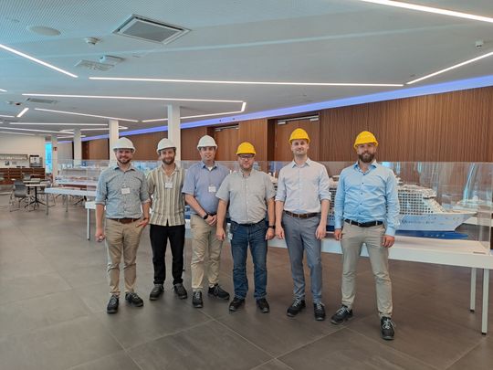 Das Projektteam beim Kick-off-Treffen.(Bild:  Meyer Werft)