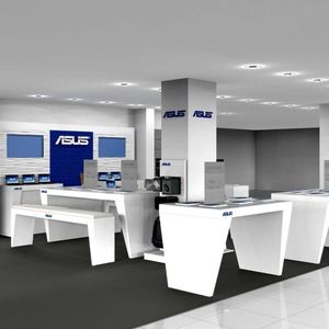Die Planung des ASUS Brand Stores für das KaDeWe in Berlin.