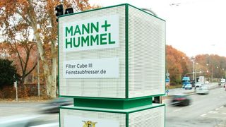 Die Filtersäulen bestehen aus jeweils drei würfelförmigen Filtereinheiten (Cubes). (Mann +  Hummel)