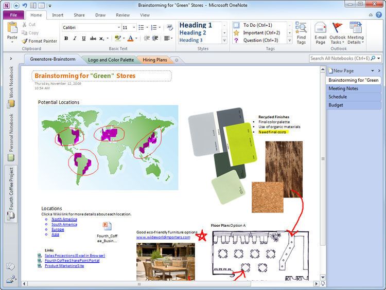 OneNote 2010 ist noch ein bisschen schlauer geworden beim Sortieren von Notizen. (Archiv: Vogel Business Media)