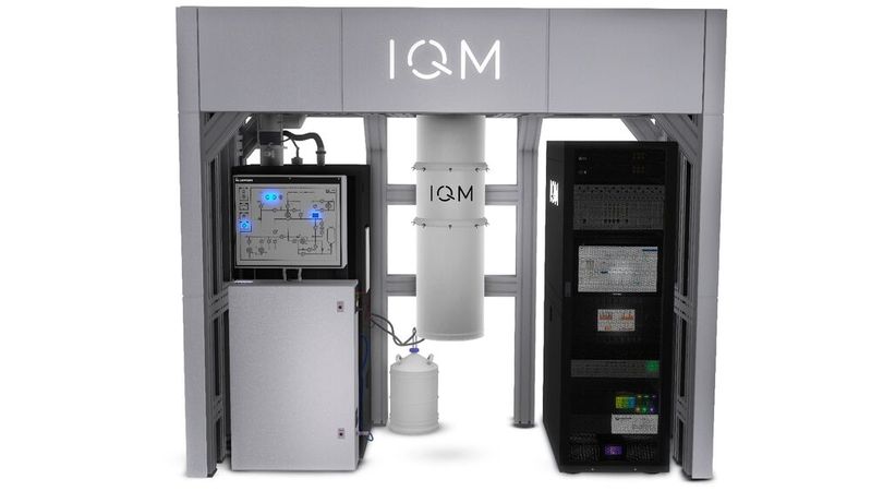 So sieht das 5-Qubit-System „Spark“ des finnischen Quantencomputerherstellers IQM aus. (Bild:  IQM)