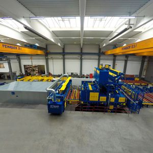 Pfiffige Details der Konservierungslinien sorgen beim Strahlen und Lackieren für Qualität und Wirtschaftlichkeit.