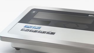 Das Terminal IS10 ist platzsparend gebaut und soll gleichzeitig gut lesbar sein. (Bild: Bizerba)